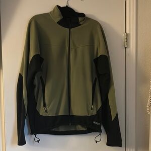 REI Olive and Black Zip-Up Jacket